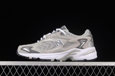 New Balance 725 Grey White Metallic Sliver Shoes ML725P