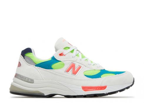 New Balance 992 Made In Usa White Neon Green M992DA