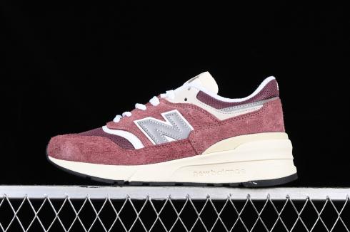 New Balance 997R Brick Red Cream Silver U997RCC