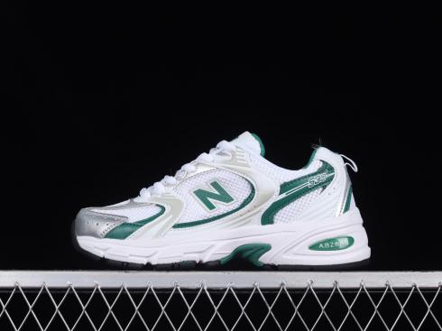 New Balance NB530 White Green Metallic Sliver WR530ENG