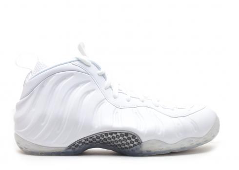 Air Foamposite One White-out White Silver Metallic 314996-100