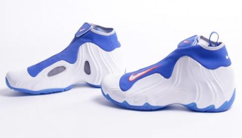 Nike Air Flightposite - NY Knicks White Game Royal Team Orange 642307-100