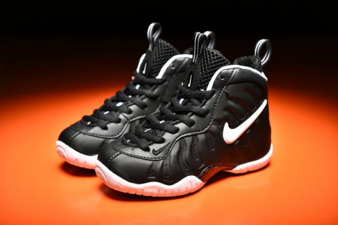 Nike Air Foamposite Pro Kid Shoes Black White New