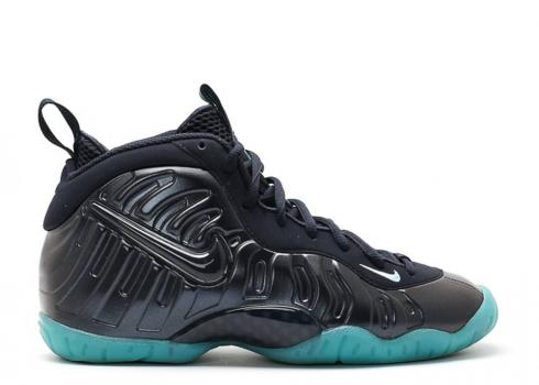 Nike Air Foamposite Pro Premium Le Bg Dark Obsidian Light Aqua 644792-401