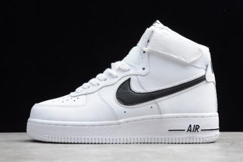 2019 Nike Air Force 1 High 07 3 White Black AT4141 108