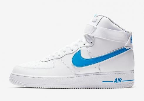 Nike Air Force 1 High 07 3 White Photo Blue White AT4141-102