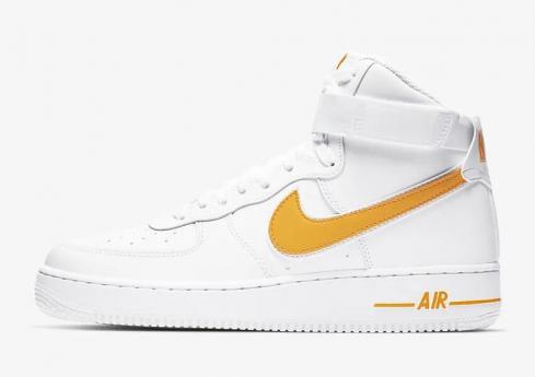 Nike Air Force 1 High 07 3 White University Gold AT4141-101