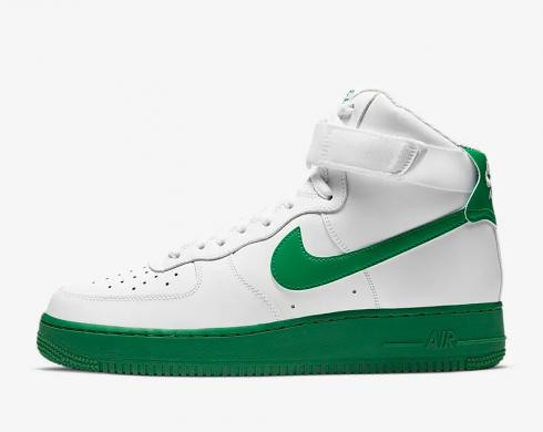 Nike Air Force 1 High 07 Lucky Green White Shoes CK7794-100