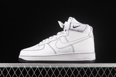 Nike Air Force 1 High 07 White Black Shoes CV1753-104