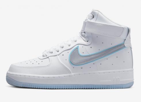 Nike Air Force 1 High Dare To Fly White Metallic Silver FB1865-101