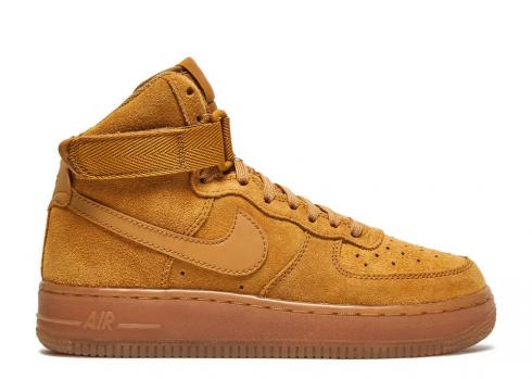 Nike Air Force 1 High Lv8 3 Gs Wheat Light Gum Brown CK0262-700