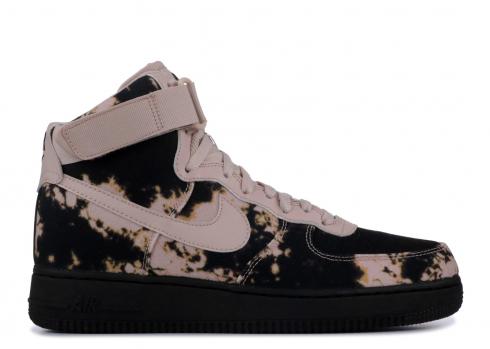 Nike Air Force 1 High Print Acid Wash Mens Beige Black AR1954-001