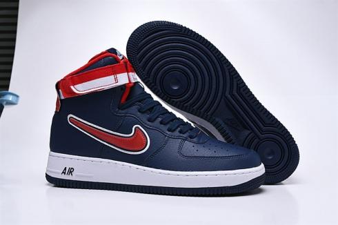Nike Air Force 1 High Retro 07 LV8 Sport Dark Blue Red AV3938-400