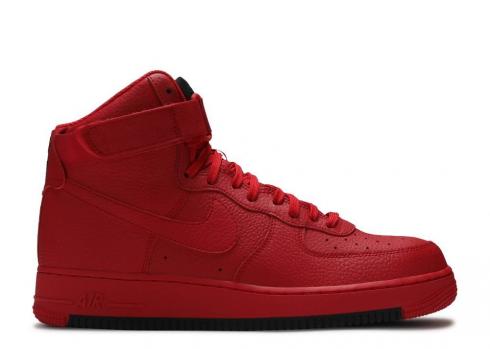 Nike Air Force 1 High University Red Black AO2440-600