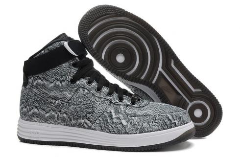 Nike Lunar Force 1 Hi Wolf Grey Black White 647902-001