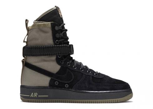 Nike Sf Air Force 1 Olive Neutral Medium Black 864024-004