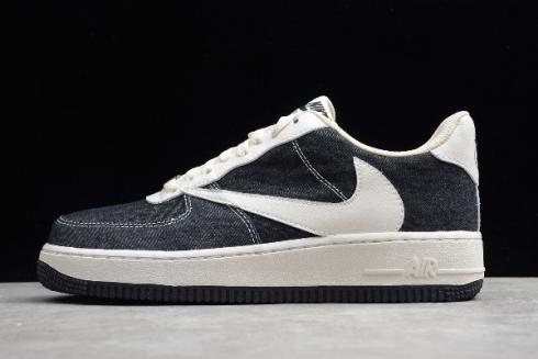 2019 Nike Air Force 1'07 Black Milky White CD8619 001