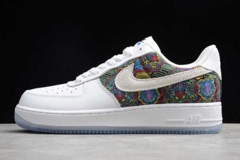 2019 Nike Air Force 1'07 LV8 White Graffiti CJ1602 100