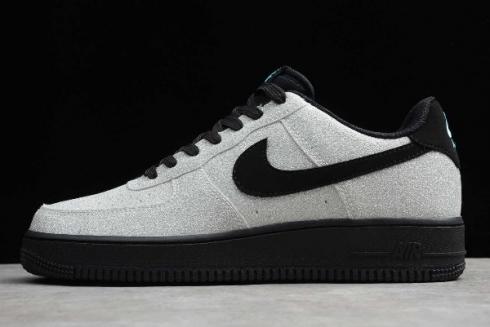 2019 Nike Air Force 1 Low Black Silver Always Bright 718152 006