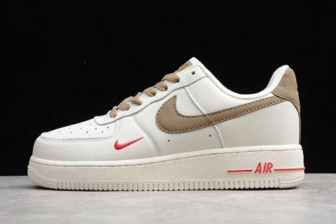 2019 Nike Air Force 1 Low Premium White Brown 808788 996