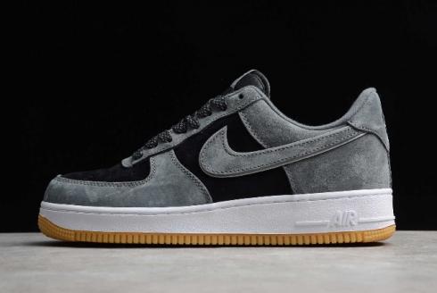 2020 Nike Air Force 1'07 Low Grey Black White AQ8741 901