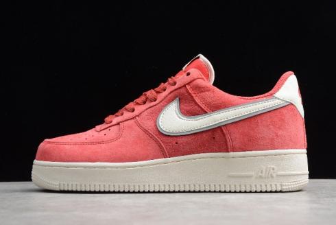 2020 Nike Air Force 1 Low 07 3M Burgundy White Red AQ8741 601