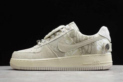 2020 Nike Air Force 1 x Travis Scott Grey White CN2405 902