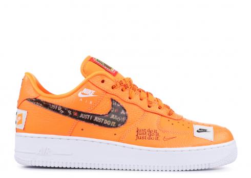 Air Force 1'07 Prm Jdi Just Do It Orange Total AR7719-800