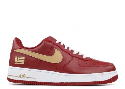 Air Force 1 Low Lebron James Gold Navy Coll Varsity Crimson Jersey 306353-671