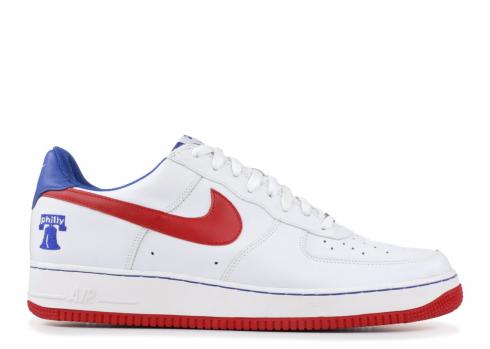 Air Force 1 Red Royal Sport White Varsity Philly 306353-165