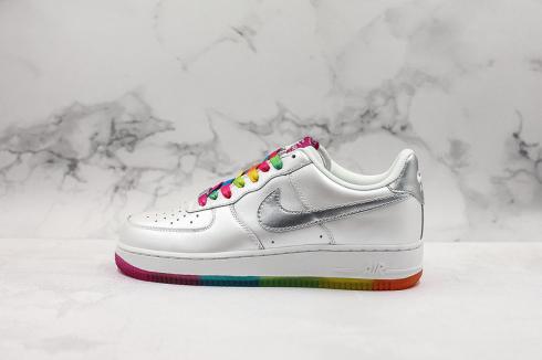 Beautiful Nike Air Force 1 Low Rainbow Pearl Womens Shoes 318275-101