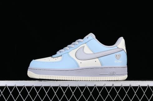 Comme Des Garcons x Nike Air Force 1 Low Blue Grey CJ0304-012