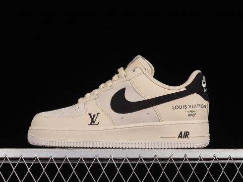 LV x Nike Air Force 1 07 Low Black White Grey BS6055-202