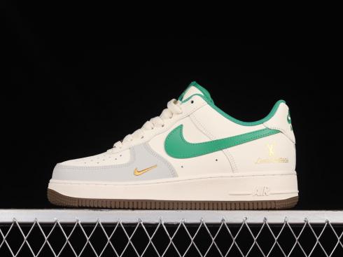 LV x Nike Air Force 1 07 Low Cream White Green Gold BS8856-116