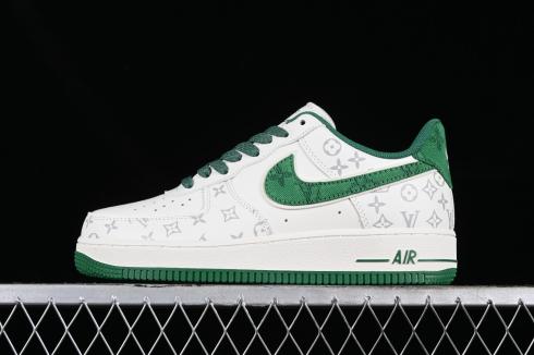 Louis Vuitton x Nike Air Force 1 07 Low White Green Silver LU0251-136