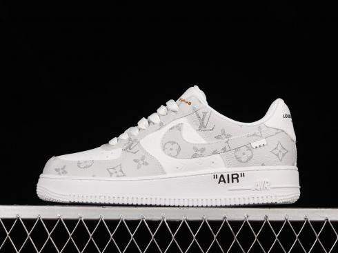 LV x Nike Air Force 1 07 Low White Grey LD4631-201