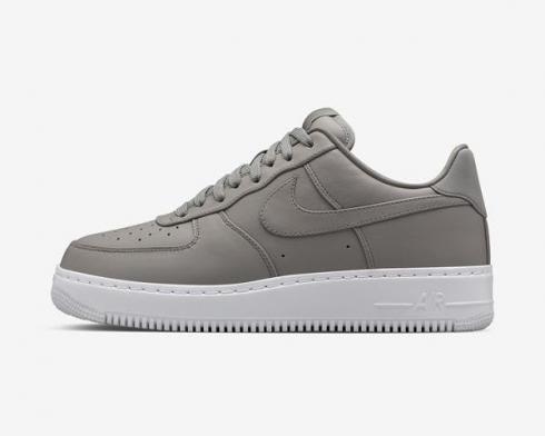 NikeLab Air Force 1 Low Light Charcoal White Mens Running Shoes 555106-002