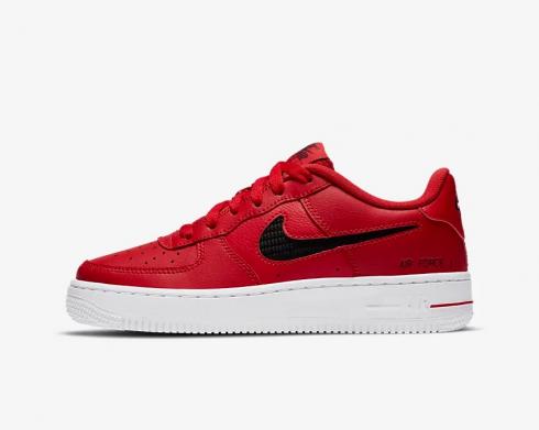 Nike Air Force 1 07 GS University Red Black White DB2616-600