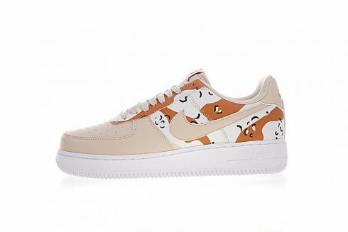 Nike Air Force 1 '07 LV8 Country Camo Pack Beige Orange Quartz 823511-202