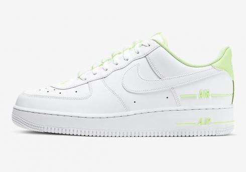 Nike Air Force 1'07 LV8 Double Air Pack White Barely Volt CJ1379-101