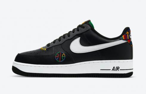 Nike Air Force 1 07 LV8 Live Together Play Together Black Dark Grey Pine Green DC1483-001