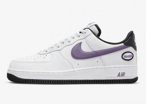 Nike Air Force 1 07 LV8 White Canyon Purple Black DH7440-100