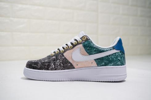 Nike Air Force 1 '07 LXX Low Summit White Oil Grey Pink Trainers AO1017-101