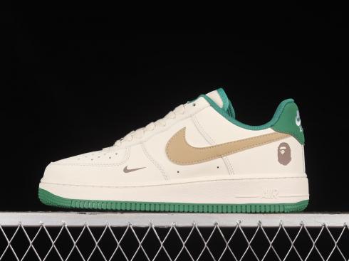 Nike Air Force 1 07 Low BAPE Beige Green Yellow HX123-007