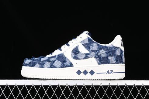 Nike Air Force 1 07 Low Diamond Denim Blue FB0607-099