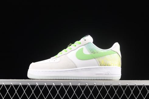 Nike Air Force 1 07 Low ESS White Green Metallic Sliver DA8302-555