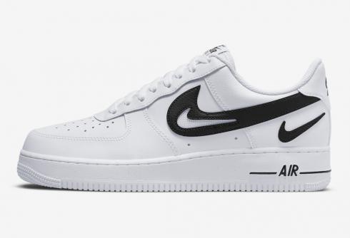 Nike Air Force 1 07 Low FM White Black Running Shoes DR0143-101