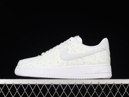 Nike Air Force 1 07 Low Grey White Paisley DG2296-088