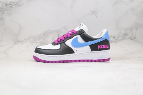 Nike Air Force 1 07 Low Kobe White Black Purple Blue AQ8741-608