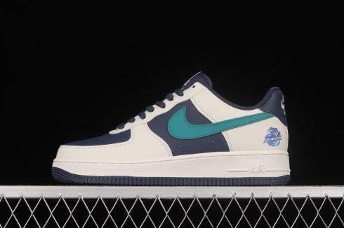 Nike Air Force 1 07 Low Midnight Blue White Green BS8872-033